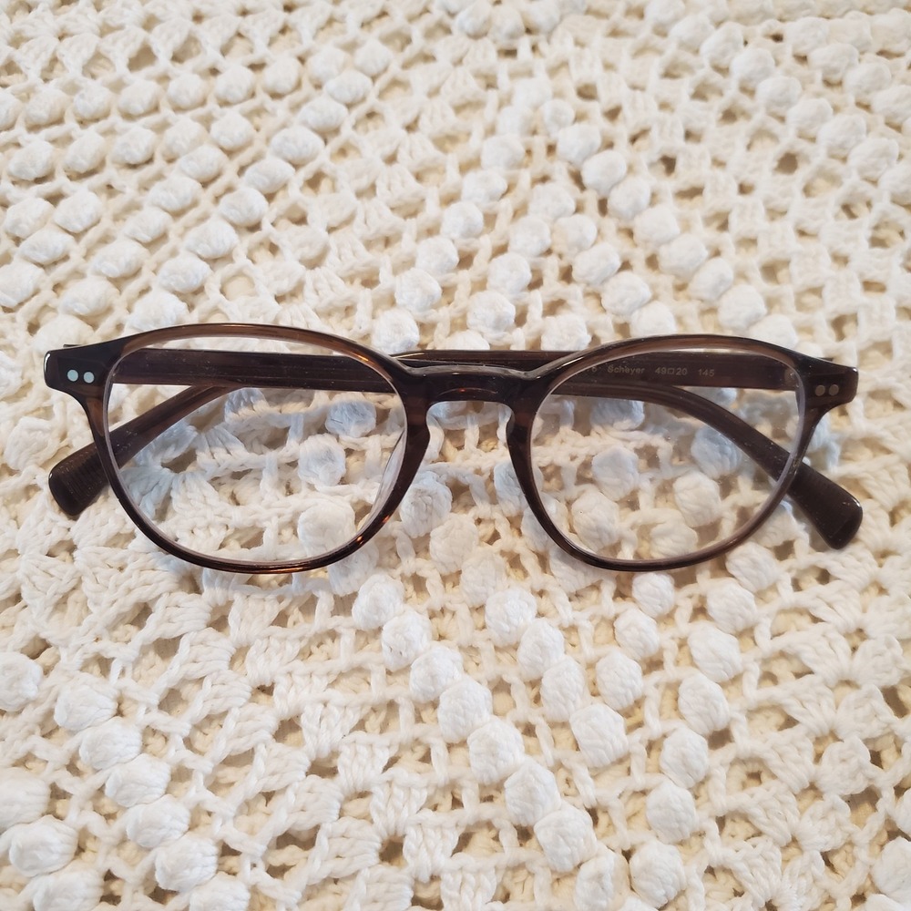 Vintage Scheyer Eyeglasses 5338 1576‎ 49 20 145 Spring Hinge FRAMES ONLY Glasses